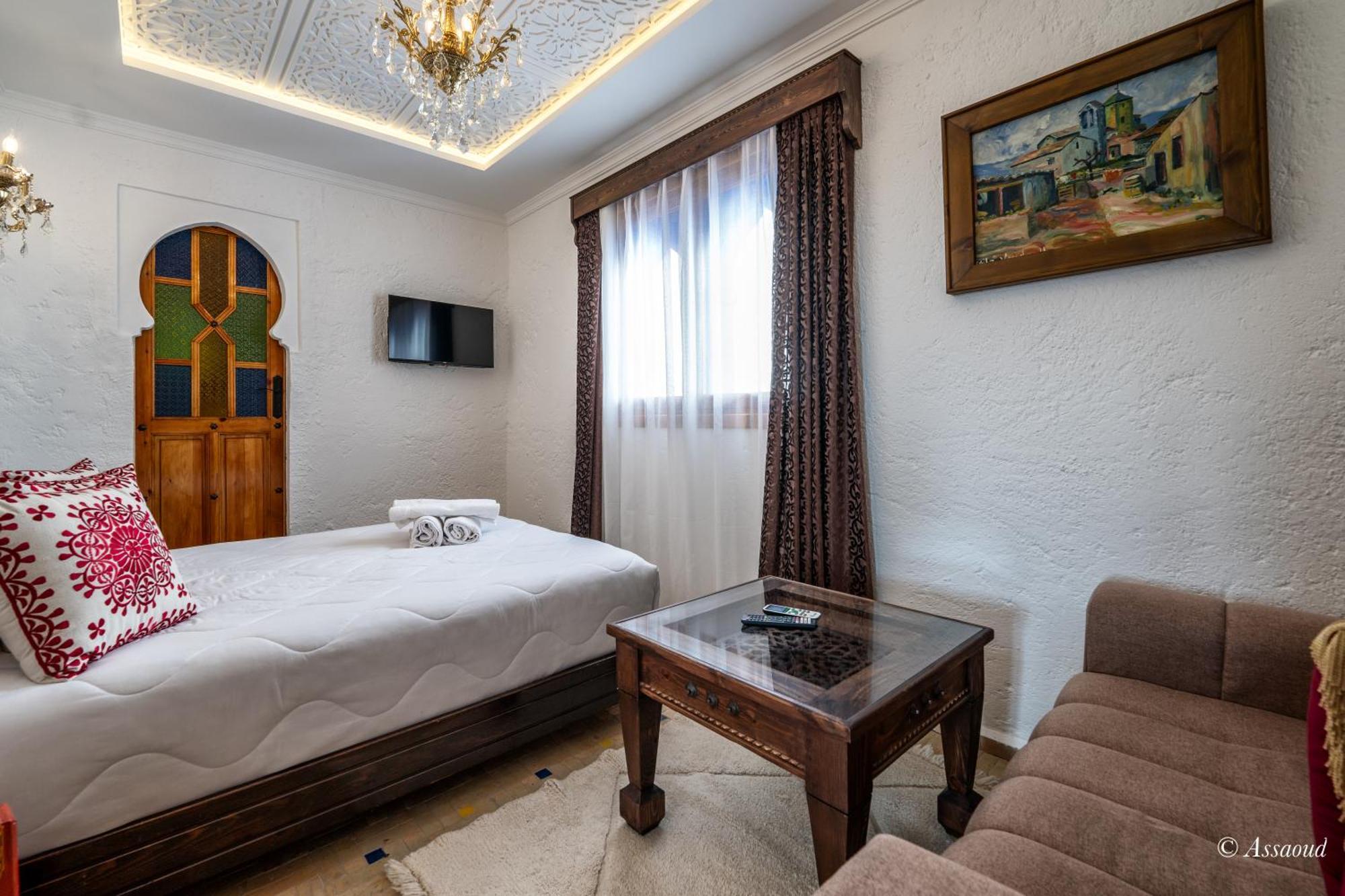 Hotel Dar Bleumain Chefchaouen Esterno foto