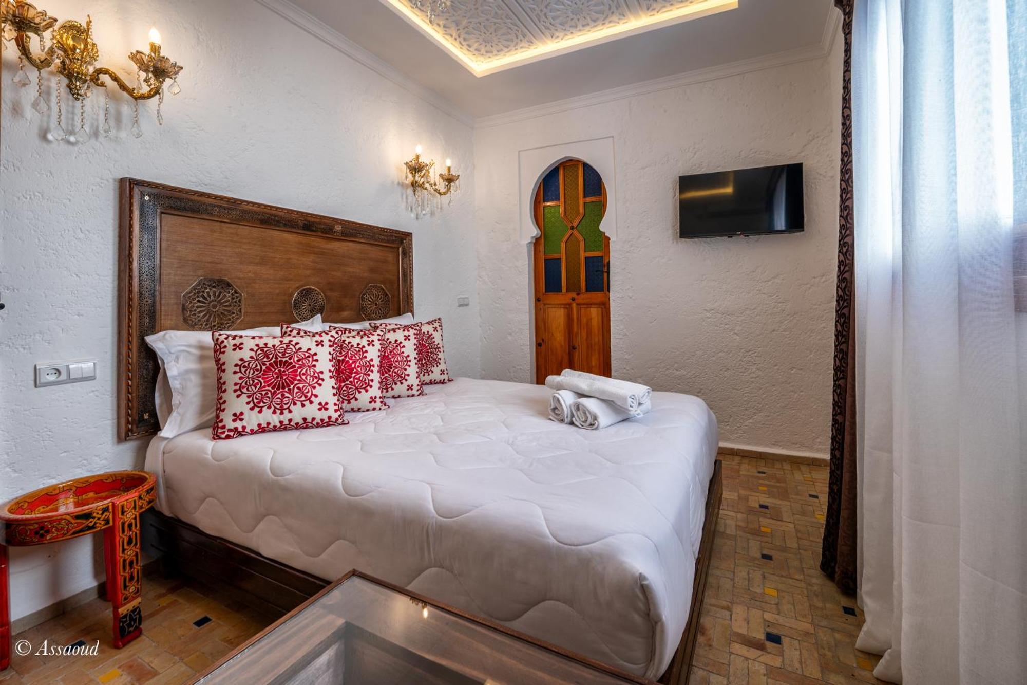 Hotel Dar Bleumain Chefchaouen Esterno foto