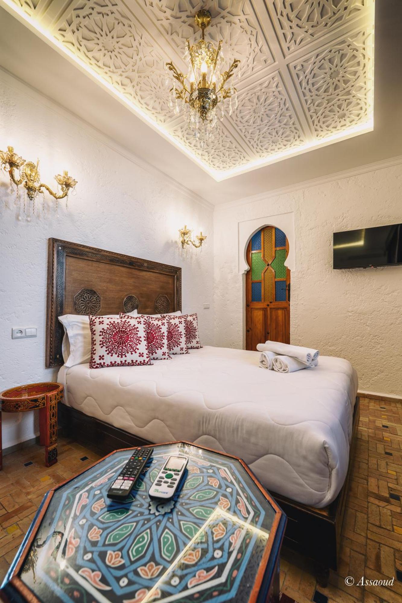 Hotel Dar Bleumain Chefchaouen Esterno foto