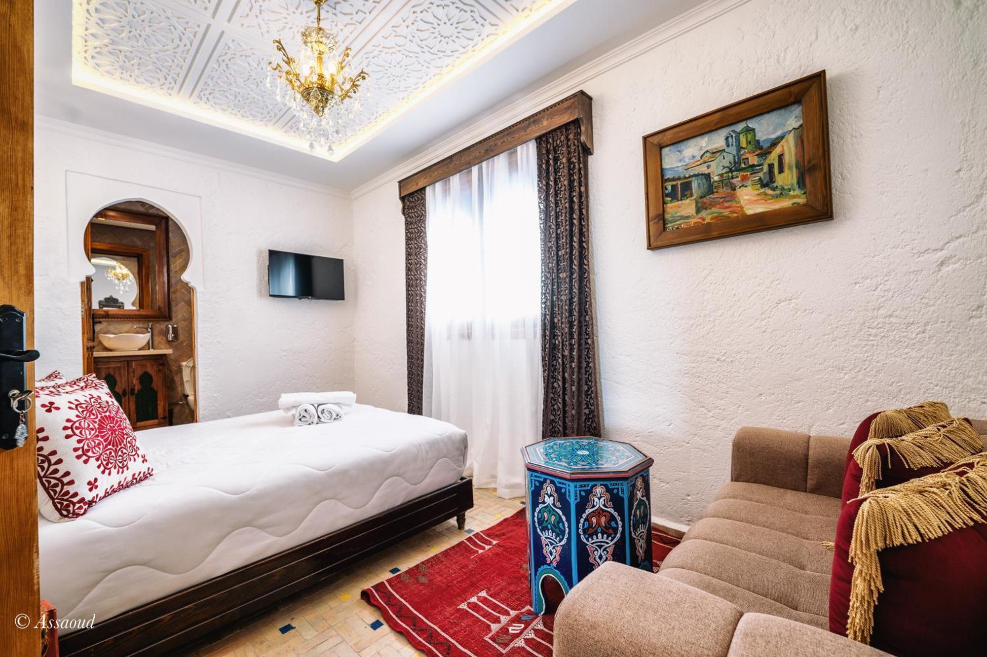 Hotel Dar Bleumain Chefchaouen Esterno foto
