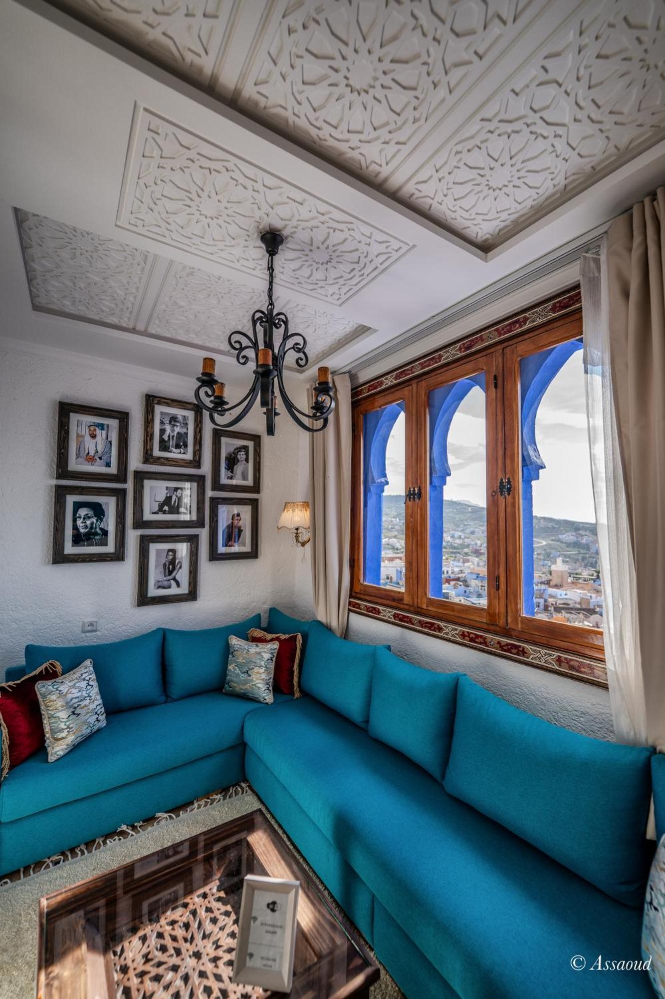 Hotel Dar Bleumain Chefchaouen Esterno foto