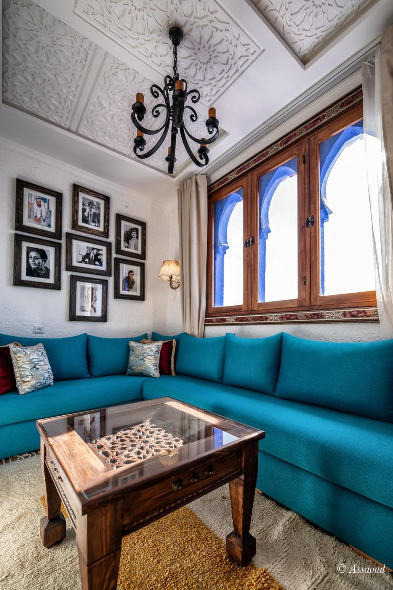 Hotel Dar Bleumain Chefchaouen Esterno foto