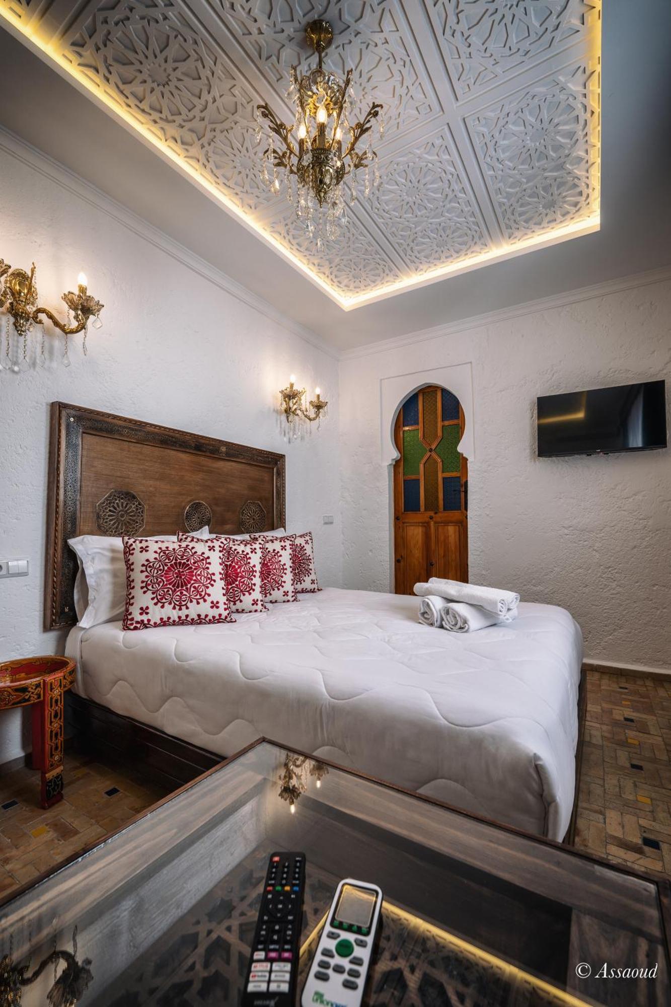 Hotel Dar Bleumain Chefchaouen Esterno foto