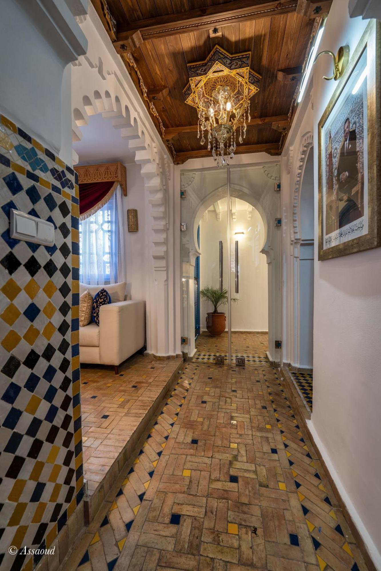 Hotel Dar Bleumain Chefchaouen Esterno foto