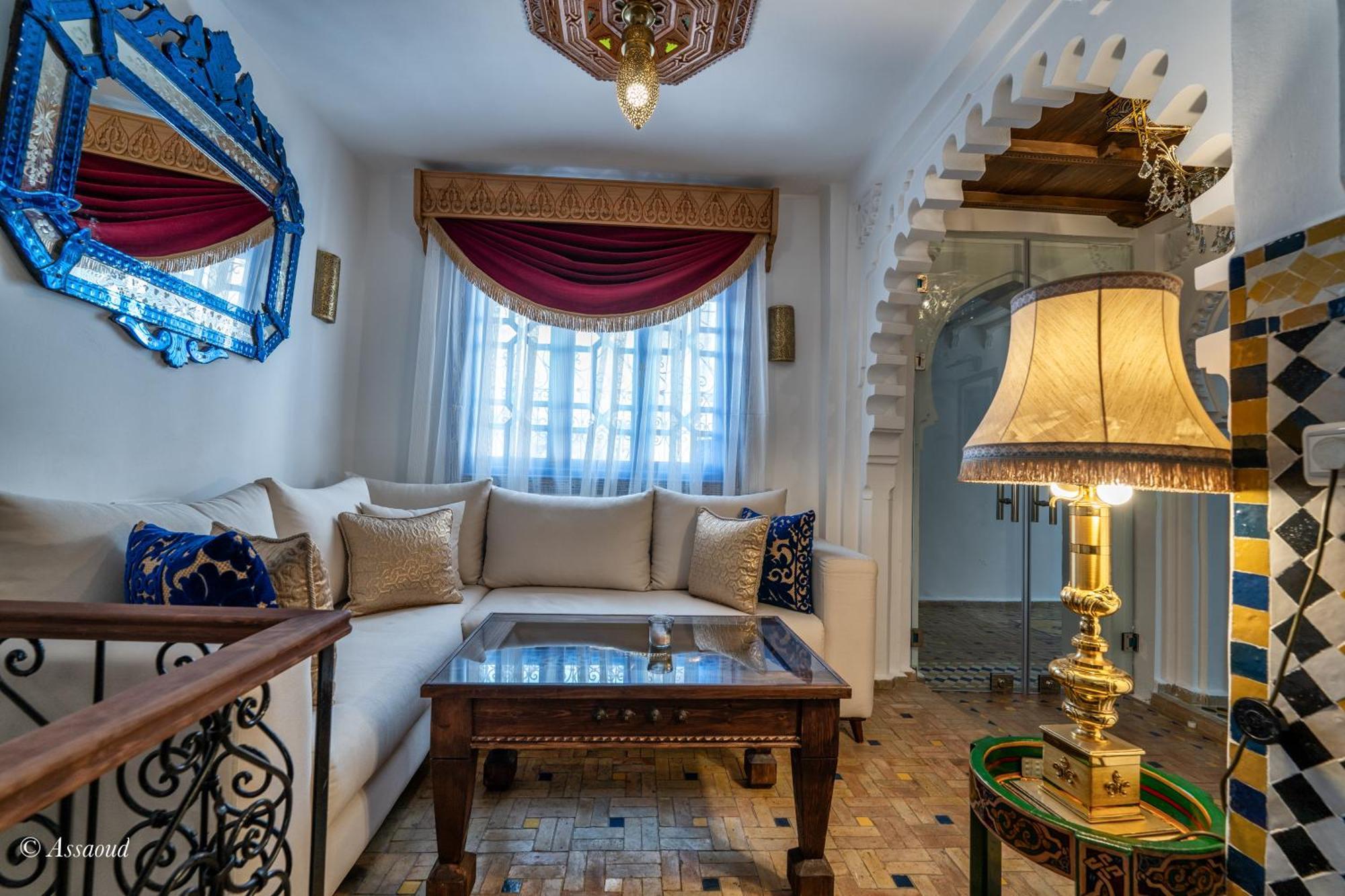 Hotel Dar Bleumain Chefchaouen Esterno foto