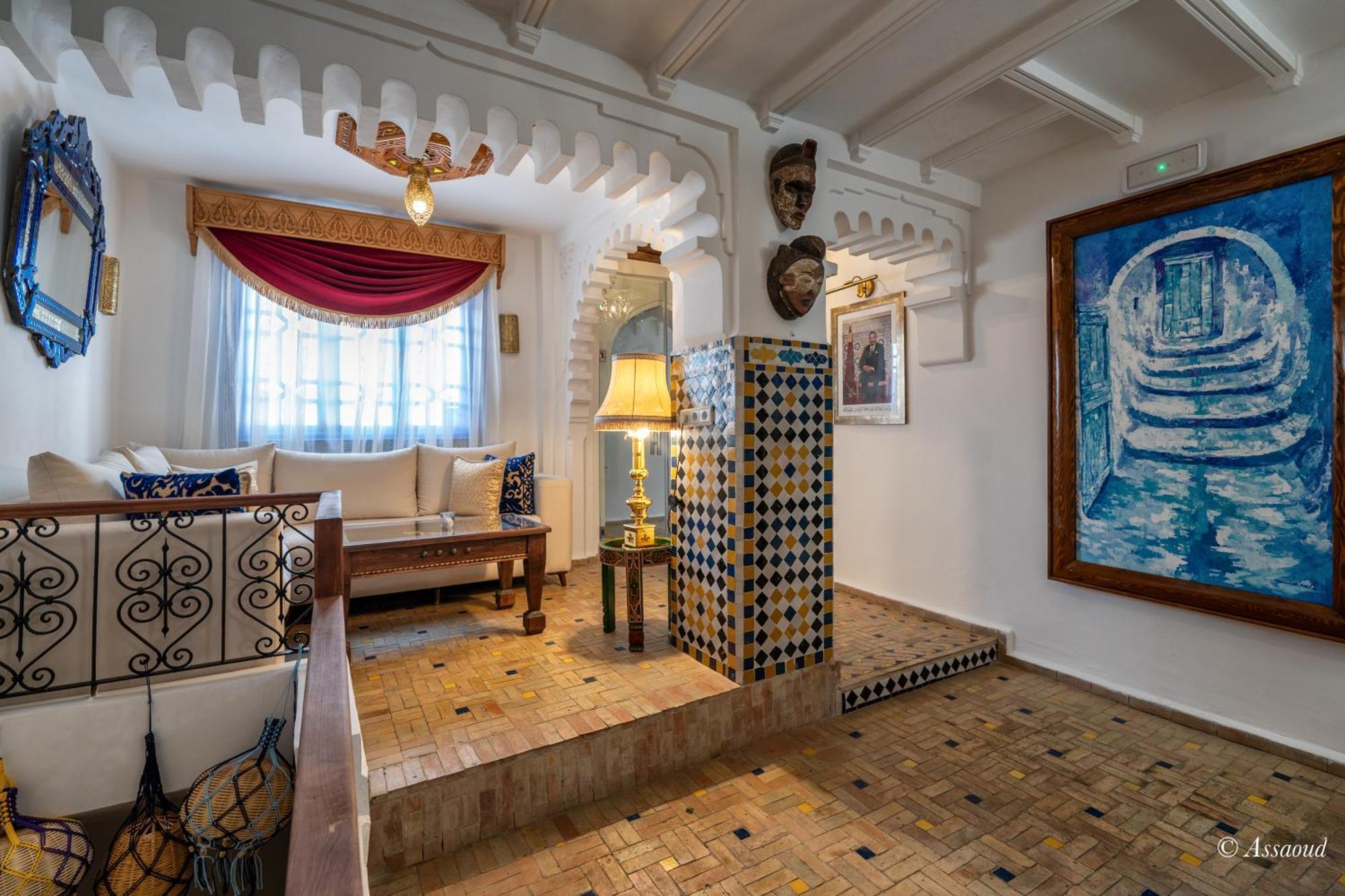 Hotel Dar Bleumain Chefchaouen Esterno foto