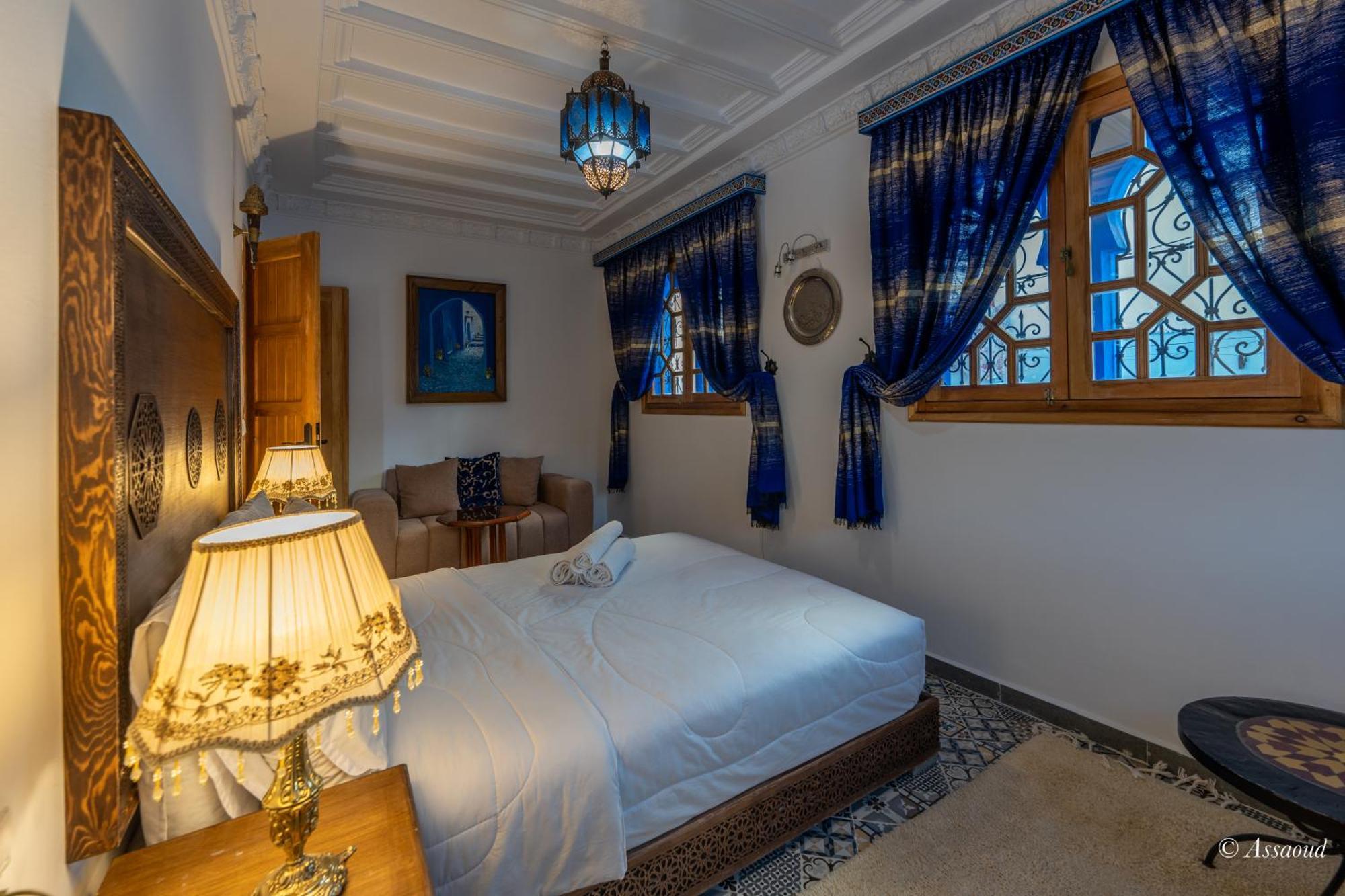 Hotel Dar Bleumain Chefchaouen Esterno foto