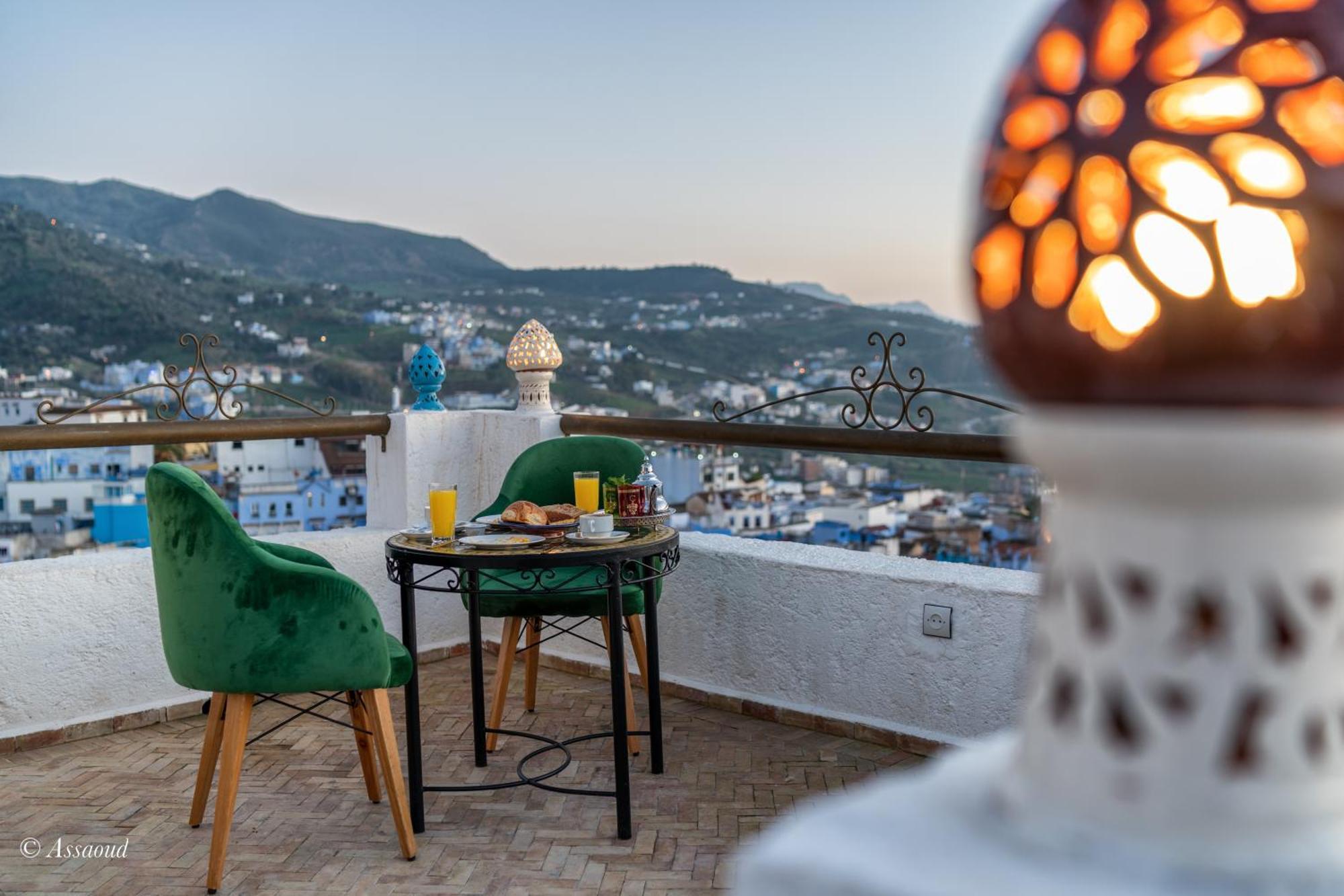 Hotel Dar Bleumain Chefchaouen Esterno foto