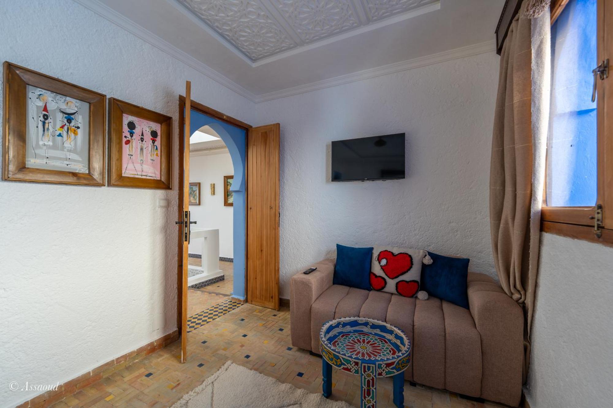 Hotel Dar Bleumain Chefchaouen Esterno foto